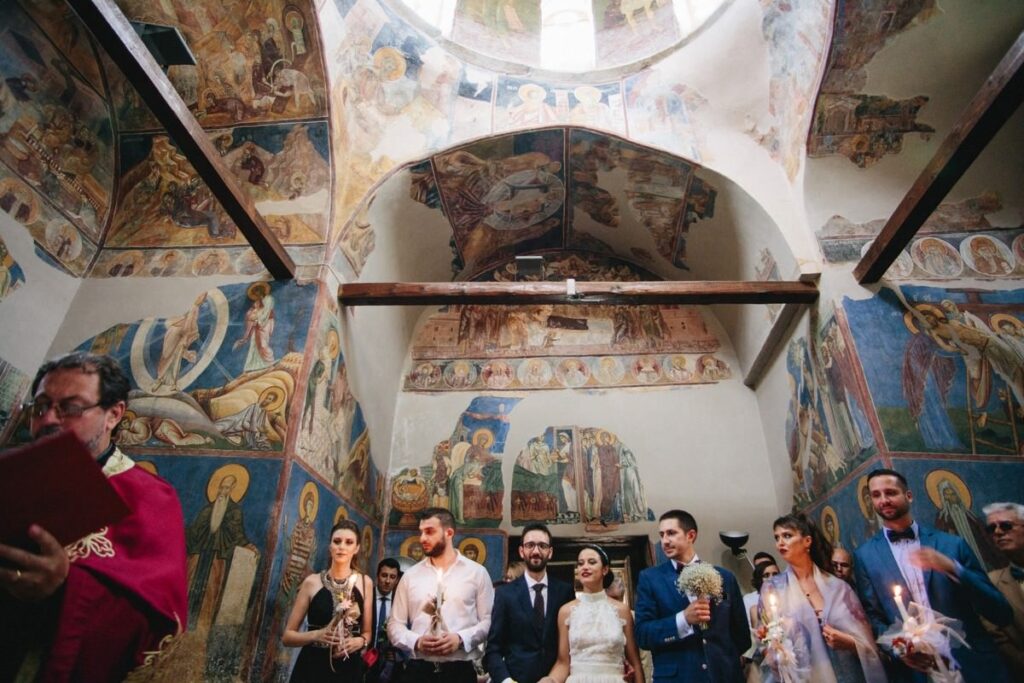 Macedonian church wedding ceremony at Saint Pantelejmon @ Vodno, www.vojkanmilenkovik.com